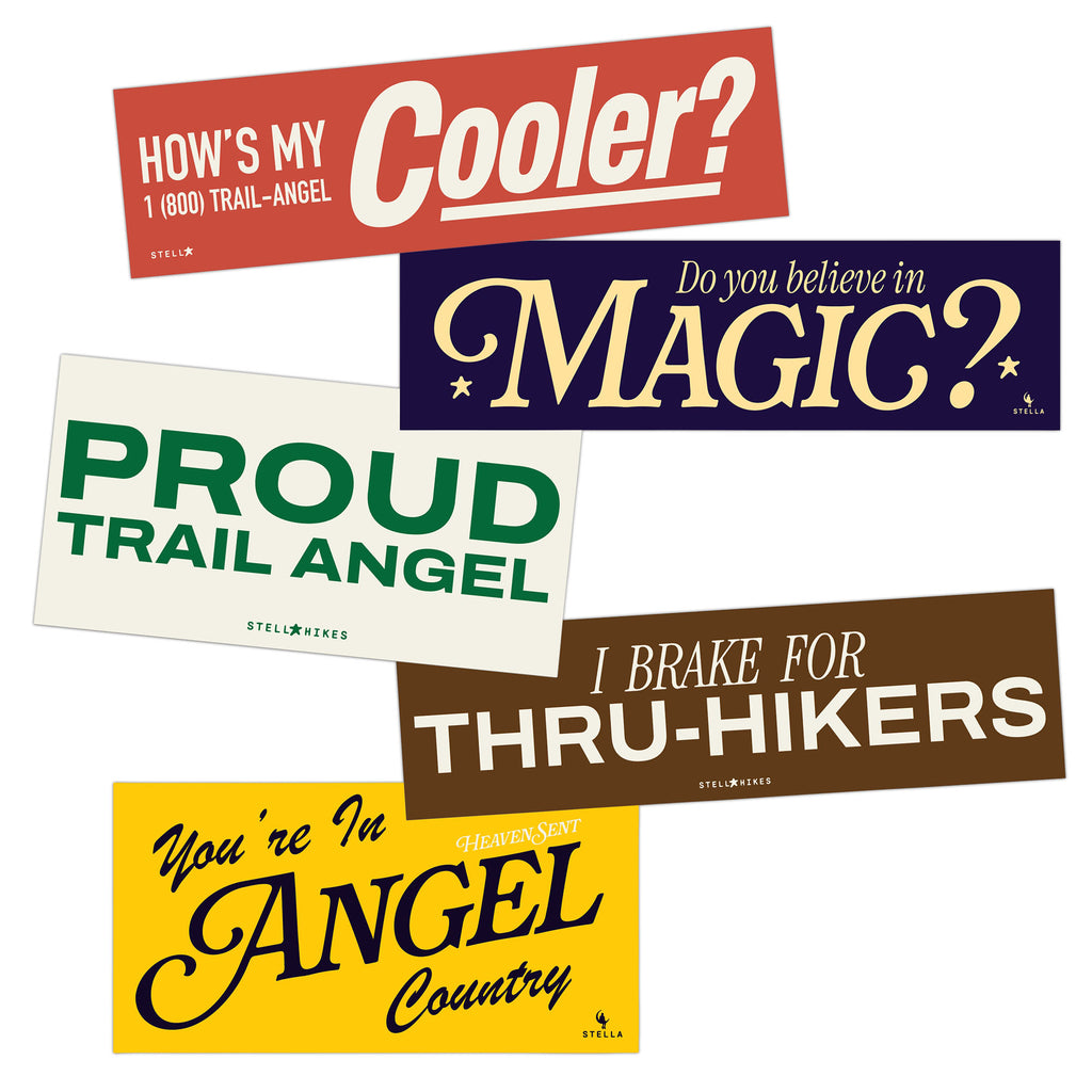Trail Angel Bumper Stickers