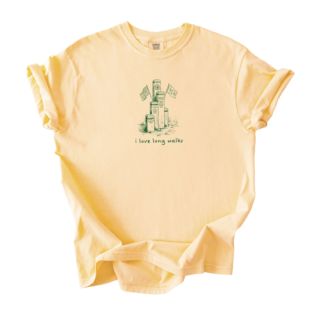 Pacific Crest Trail Northern Terminus Shirt I Love Long Walks Thru-Hiking PCT