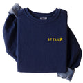 Stella Embroidered Crewneck Comfort Colors® Unisex Garment-Dyed Sweatshirt