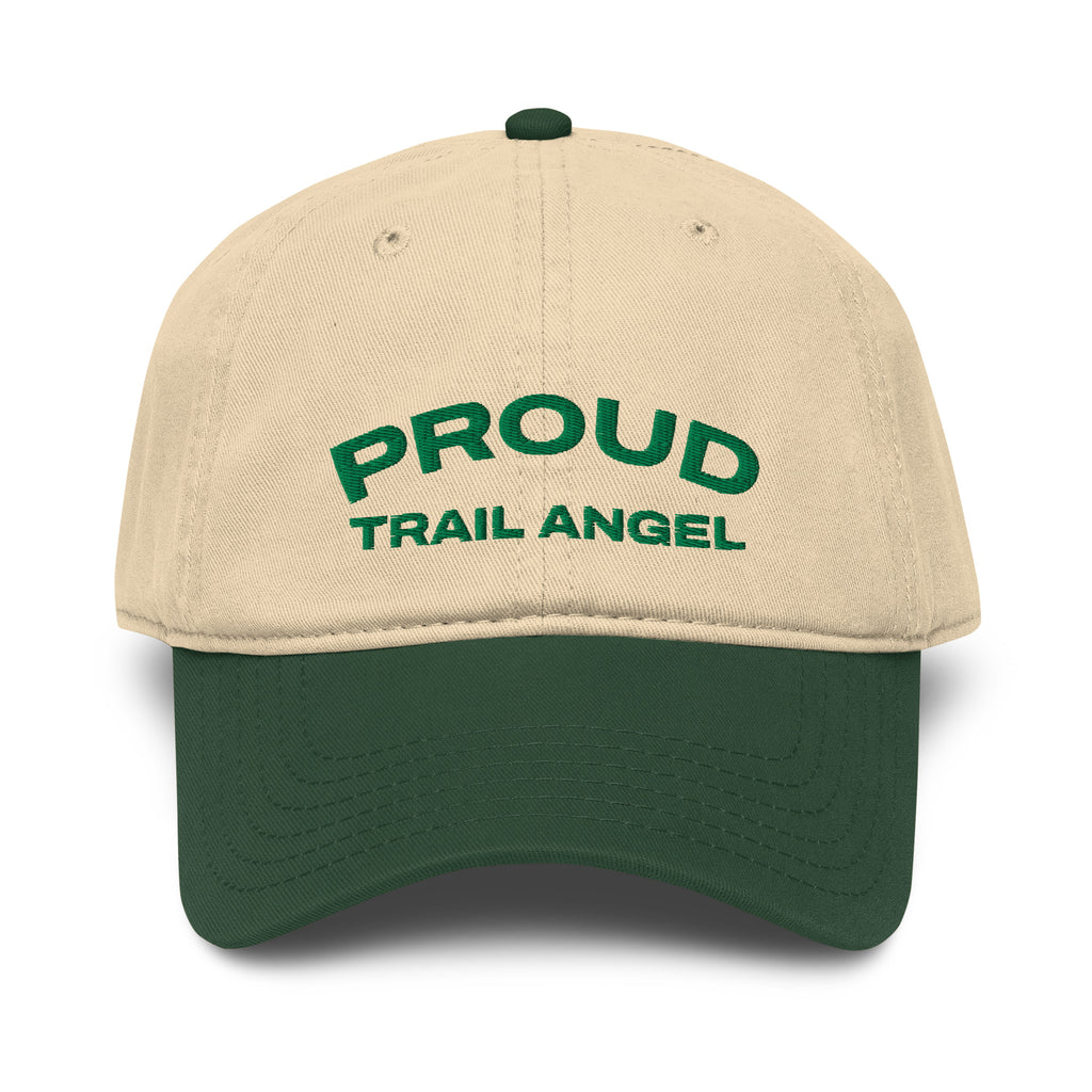 Proud Trail Angel Embroidered Garment Washed Baseball Cap