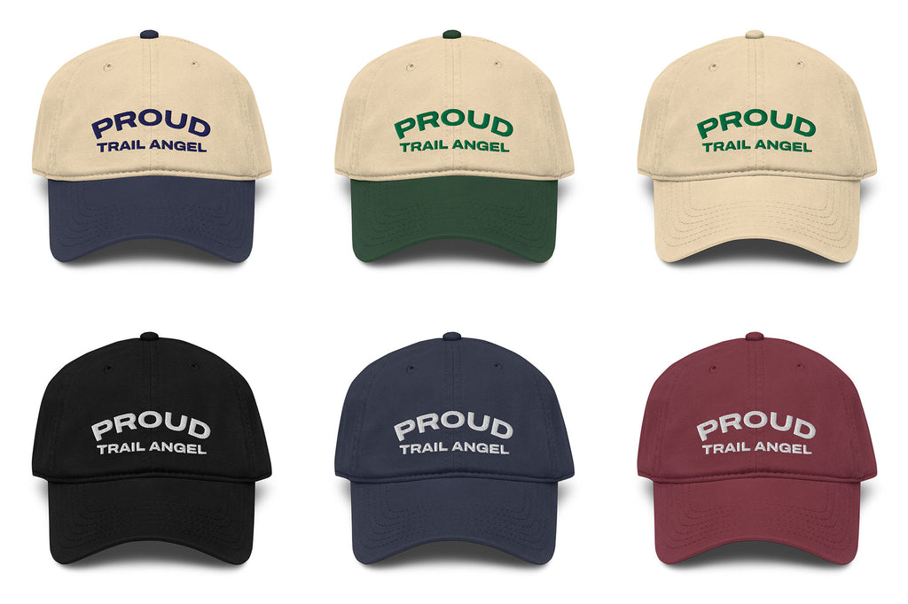 Proud Trail Angel Embroidered Garment Washed Baseball Cap